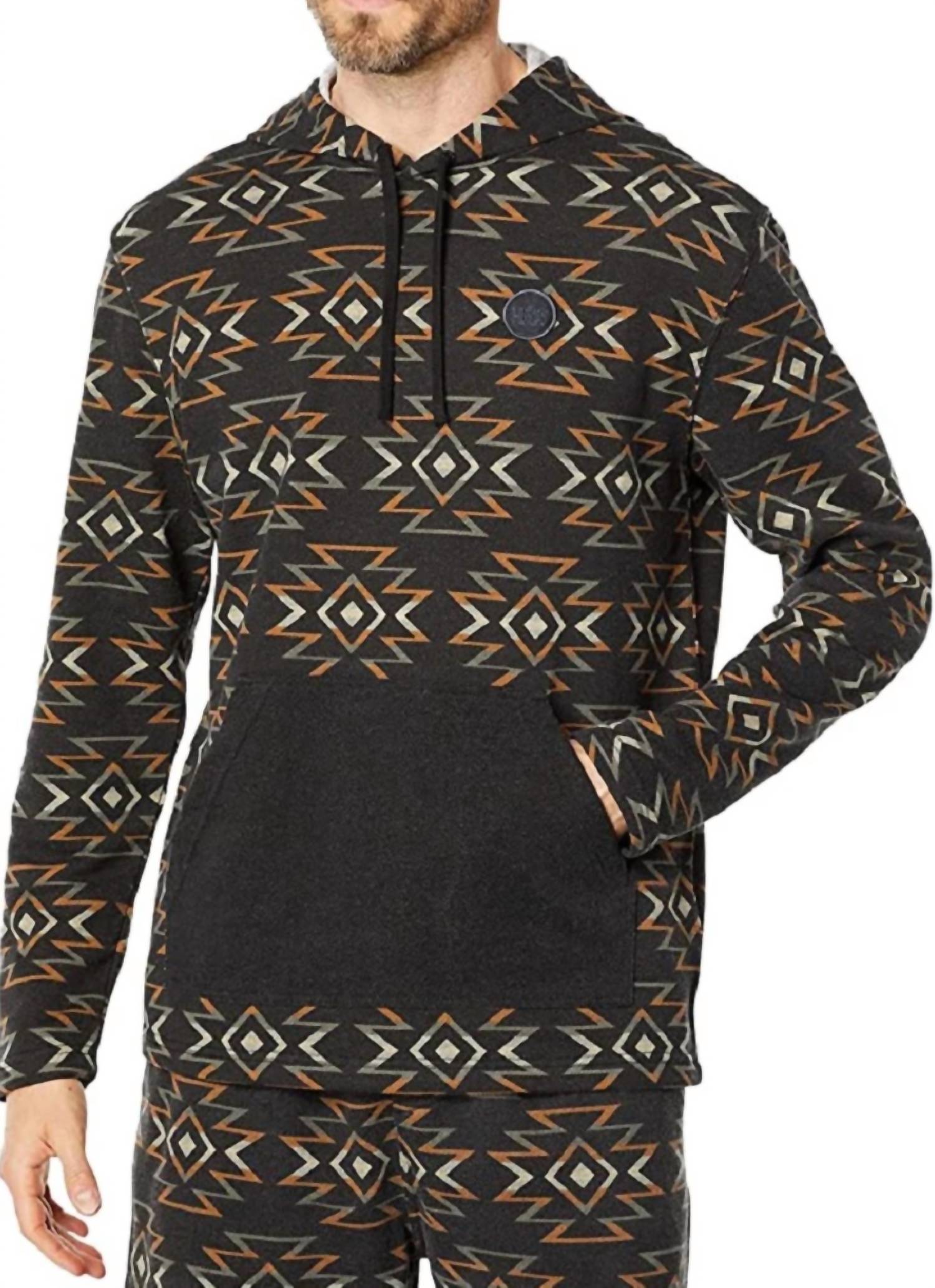 

Толстовка мужская Hurley, цвет black multi