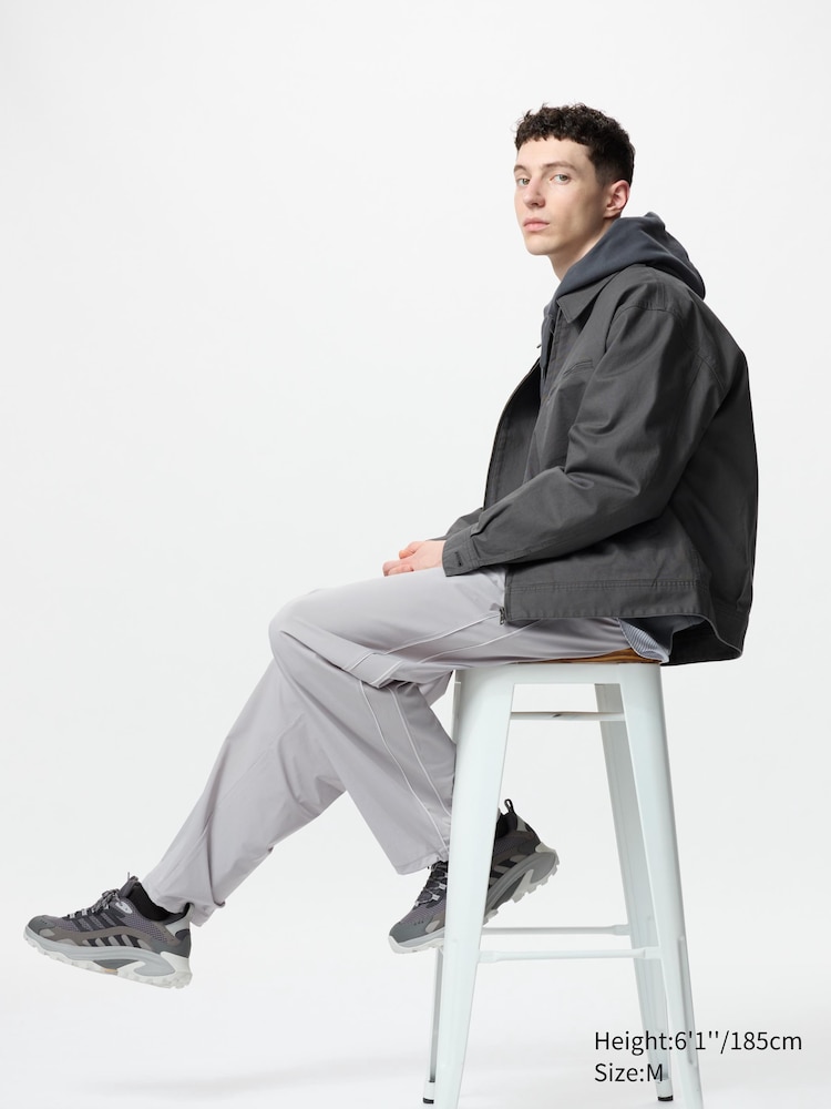 

Спортивные брюки ultra stretch active Uniqlo, цвет 04 серый