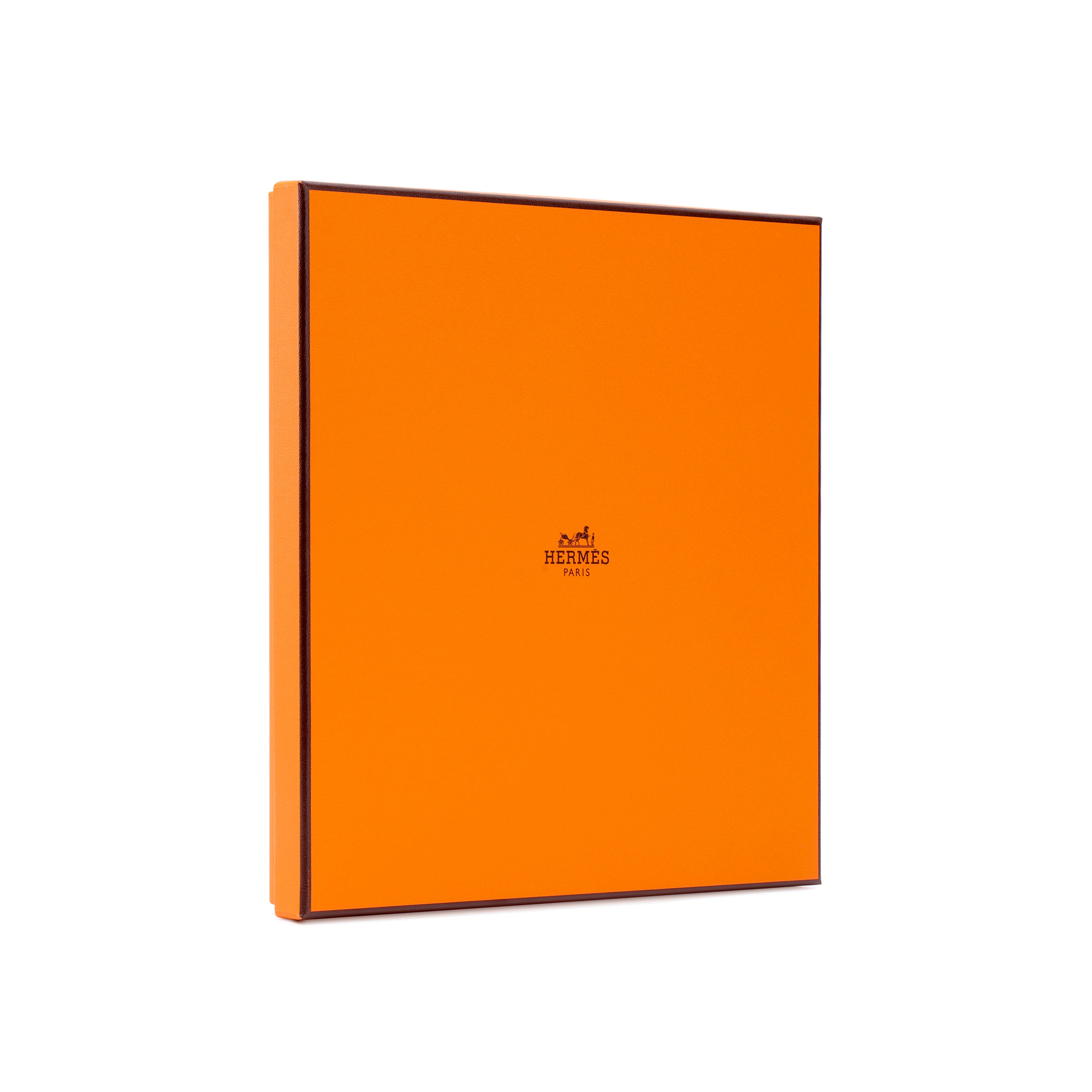 HERMES Шарф Cotton Silk для мужчин белый — фото 3