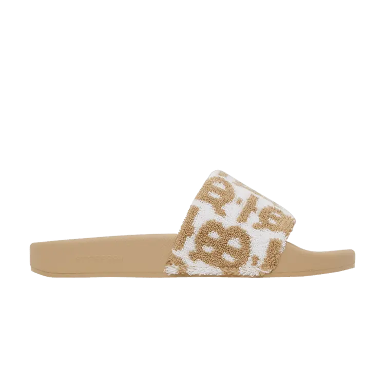 Кроссовки Burberry Wmns Furley Slide Monogram - Beige, кремовый