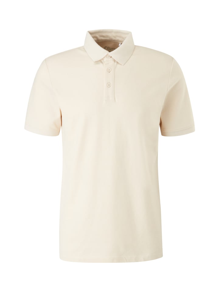 

s.Oliver Рубашка поло цвета 0240_ecru, Бежевый, s.Oliver Рубашка поло цвета 0240_ecru