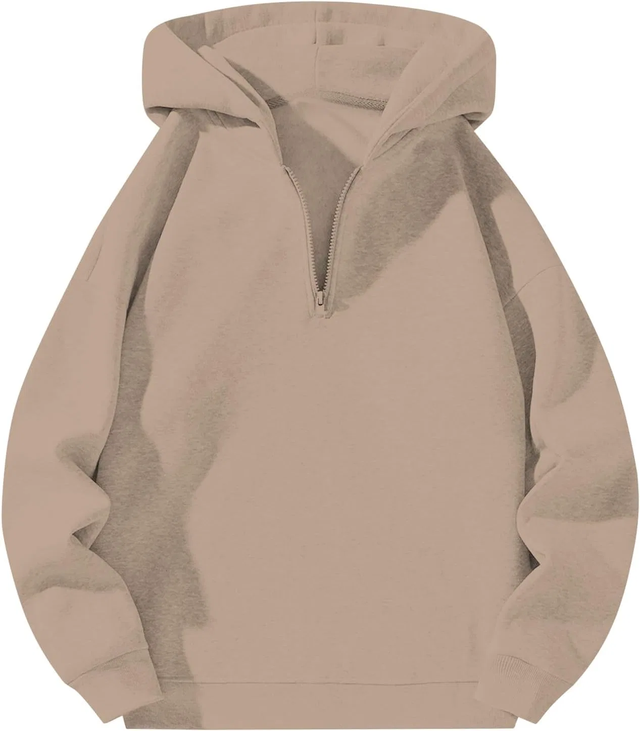 Толстовка на молнии мужская, хлопок, бренд Generic, цвет Khaki