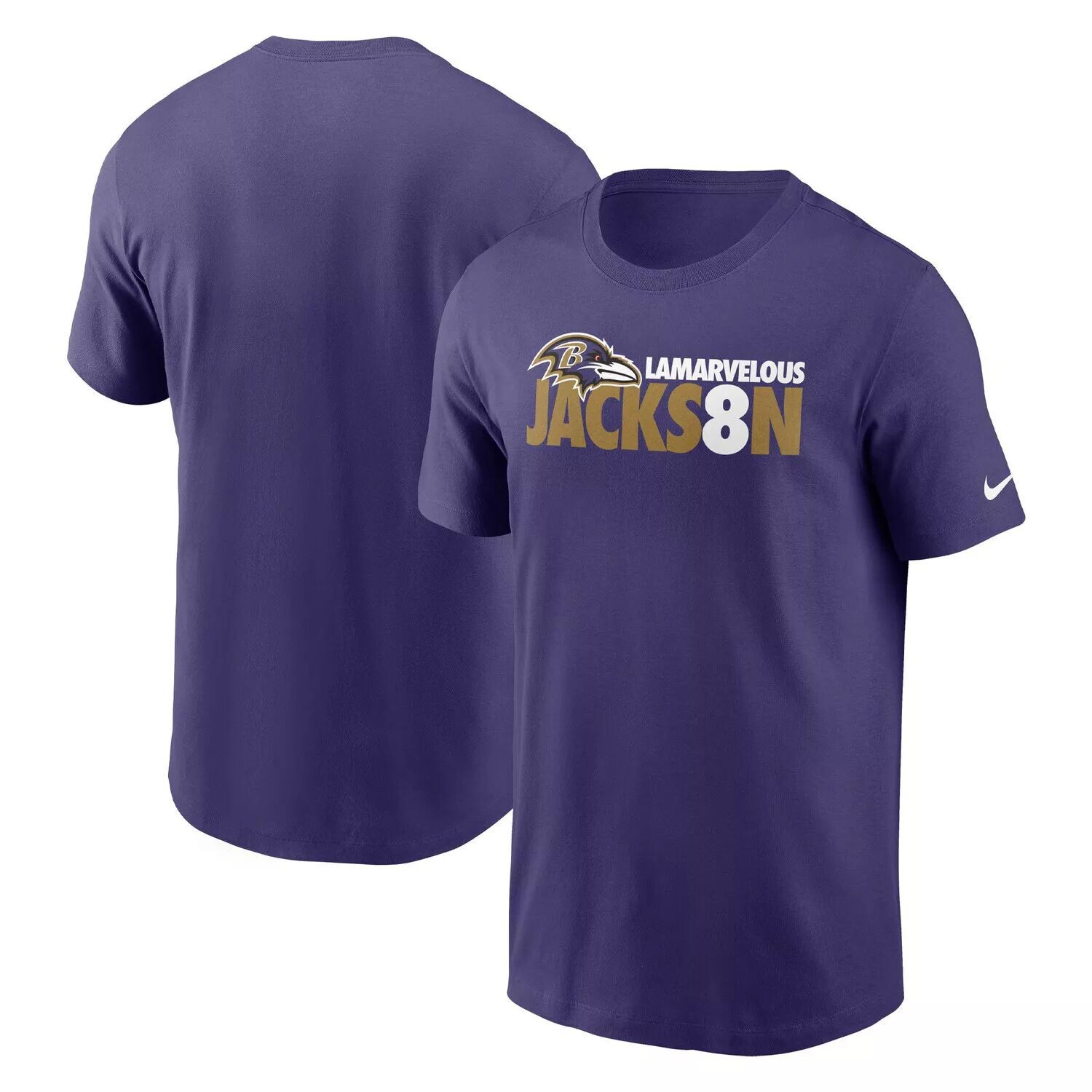 

Мужская фиолетовая футболка с рисунком игрока Lamar Jackson Baltimore Ravens Nike, Фиолетовый, Мужская фиолетовая футболка с рисунком игрока Lamar Jackson Baltimore Ravens Nike