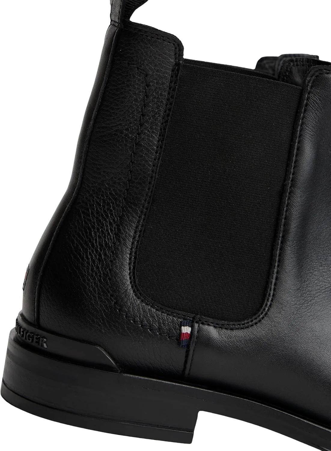 Мужские деловые ботинки Tommy Hilfiger LTH Cheslea Fm0fm05578 Low Boots, черный — фото 4
