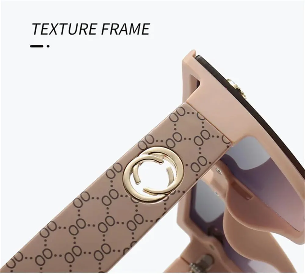 

Винтажные солнцезащитные очки для женщин с надписями, ретро-очки для активного отдыха и путешествий, мужские очки UV400, C4, один размер MTZJH, One Color