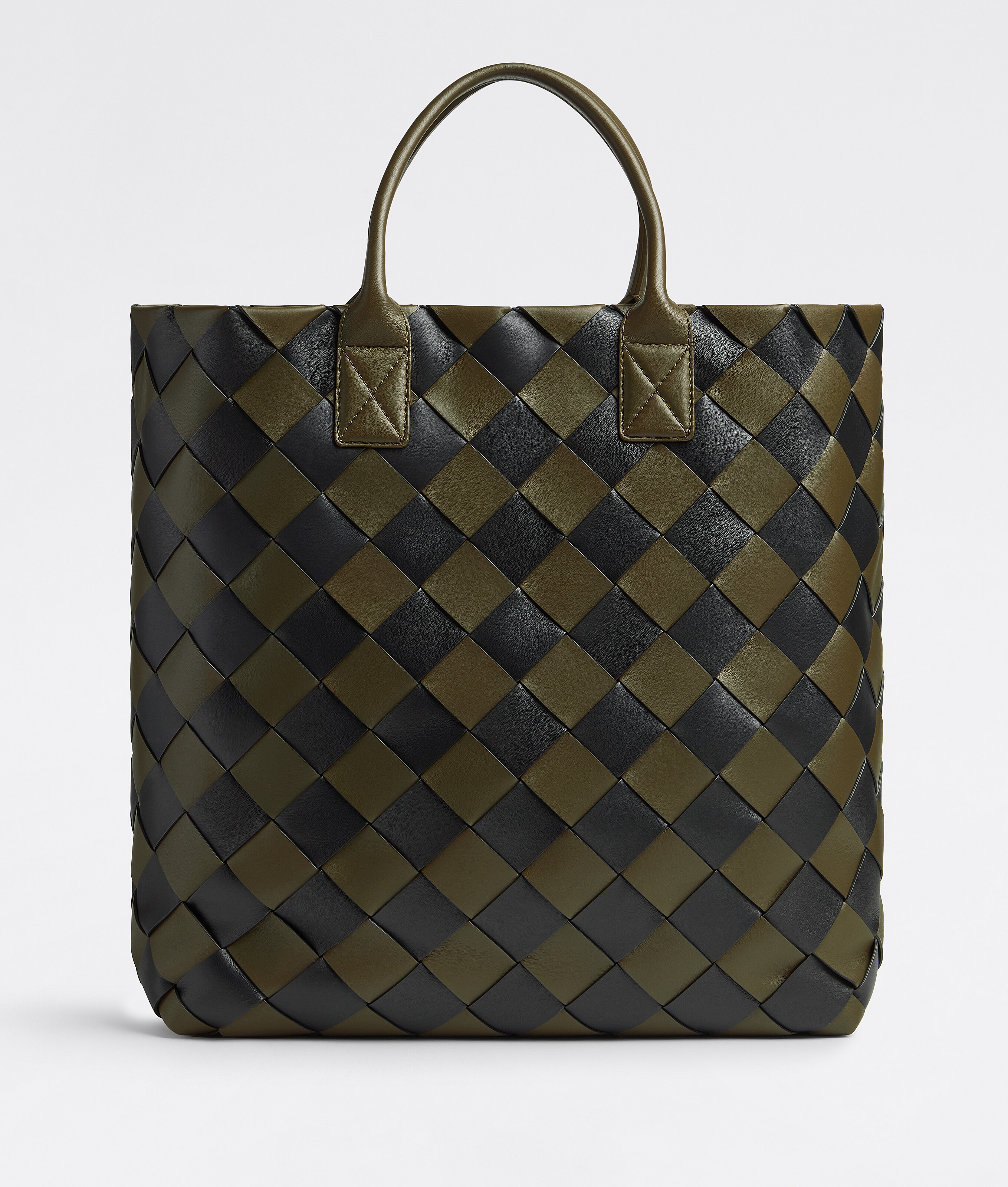 

Сумка-шоппер Bottega Veneta, черный/горчичный