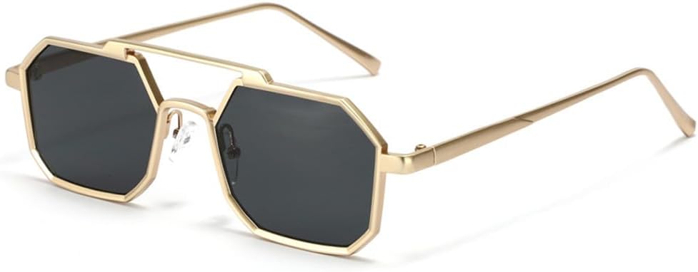 

Ретро солнцезащитные очки для женщин и мужчин, металлические солнцезащитные очки в винтажном стиле с защитой от УФ-излучения UV400 для использования на открытом воздухе LANGSER, 4