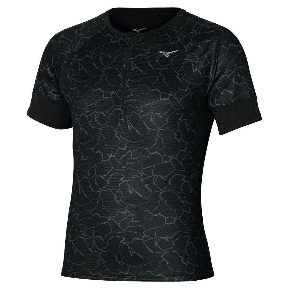 

Футболка с коротким рукавом спортивная Mizuno Graphic Trail, черный