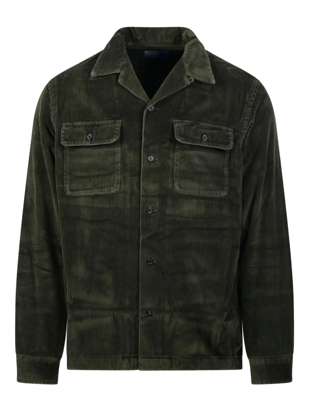 

Вельветовая рубашка с карманом Ralph Lauren Collection, зеленый