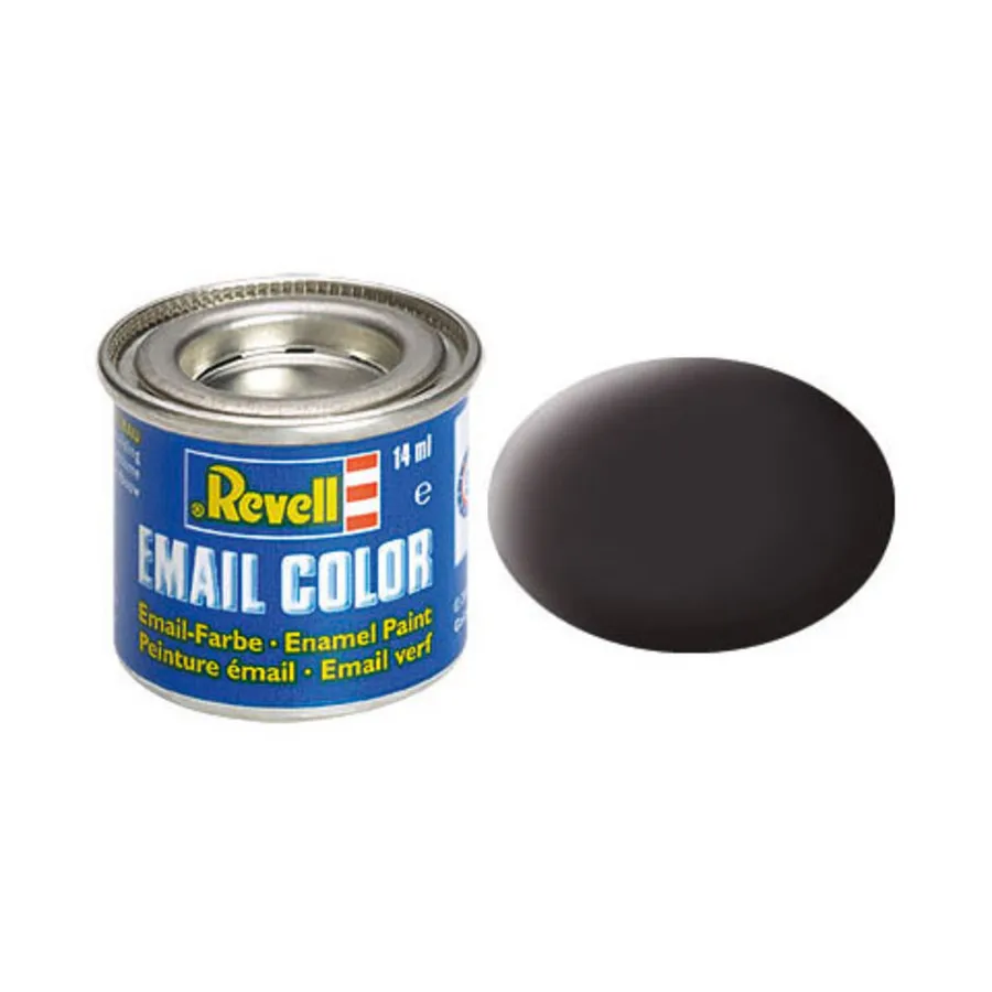 

Дегтярный черный матовый, Paints - Email Color (Revell)