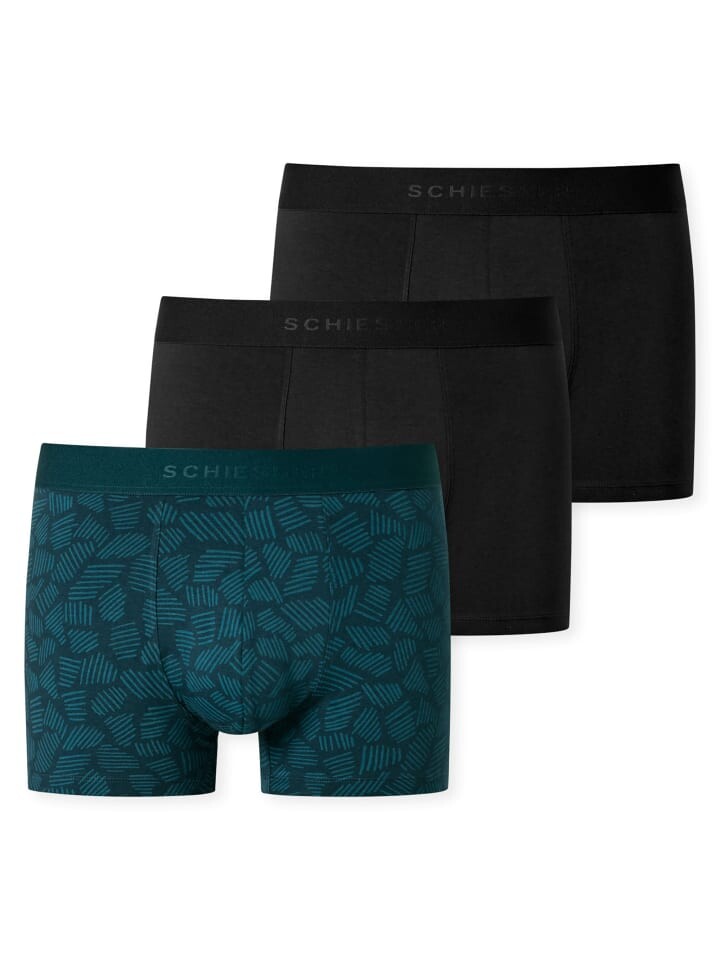 

Боксеры Schiesser short 3er Pack, цвет schwarz/blau