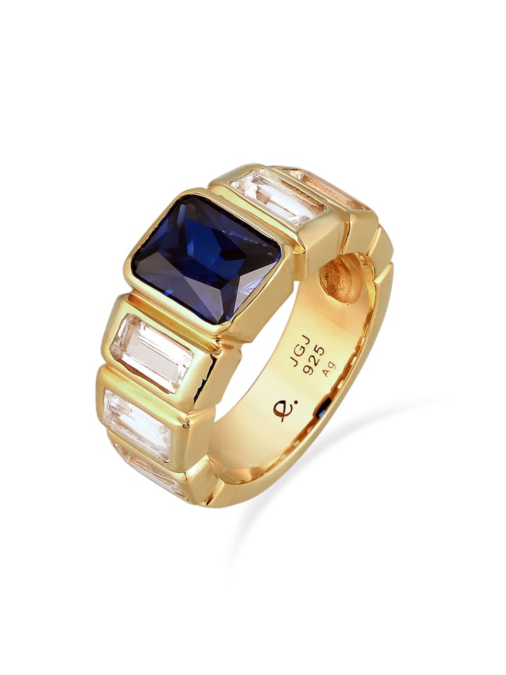 

Elli Кольцо из серебра 925 пробы с золотым покрытием