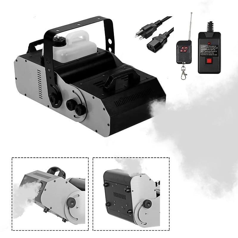 

Дымовая машина 5Core 5 Core Fog Machine 2500W Smoke Machine 6500 CFM Adjustable Low Lying Indoor Outdoor Water Based 2L Liquid Fog Maker Fogger for Halloween Wedding Party Christmas Stage Effect Gender Reveal - FOG 2500