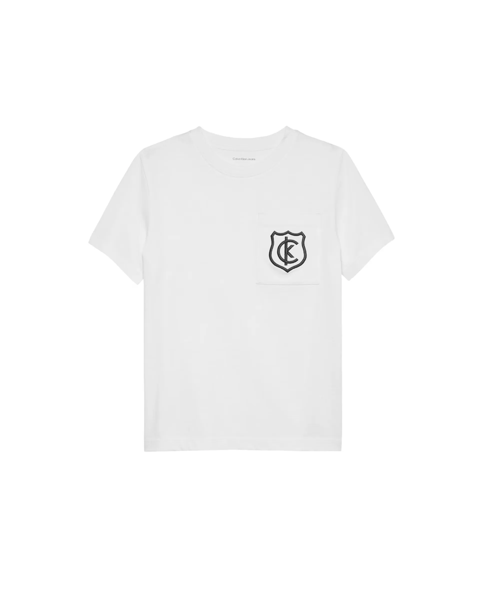 

Детская футболка с карманом Calvin Klein, белый