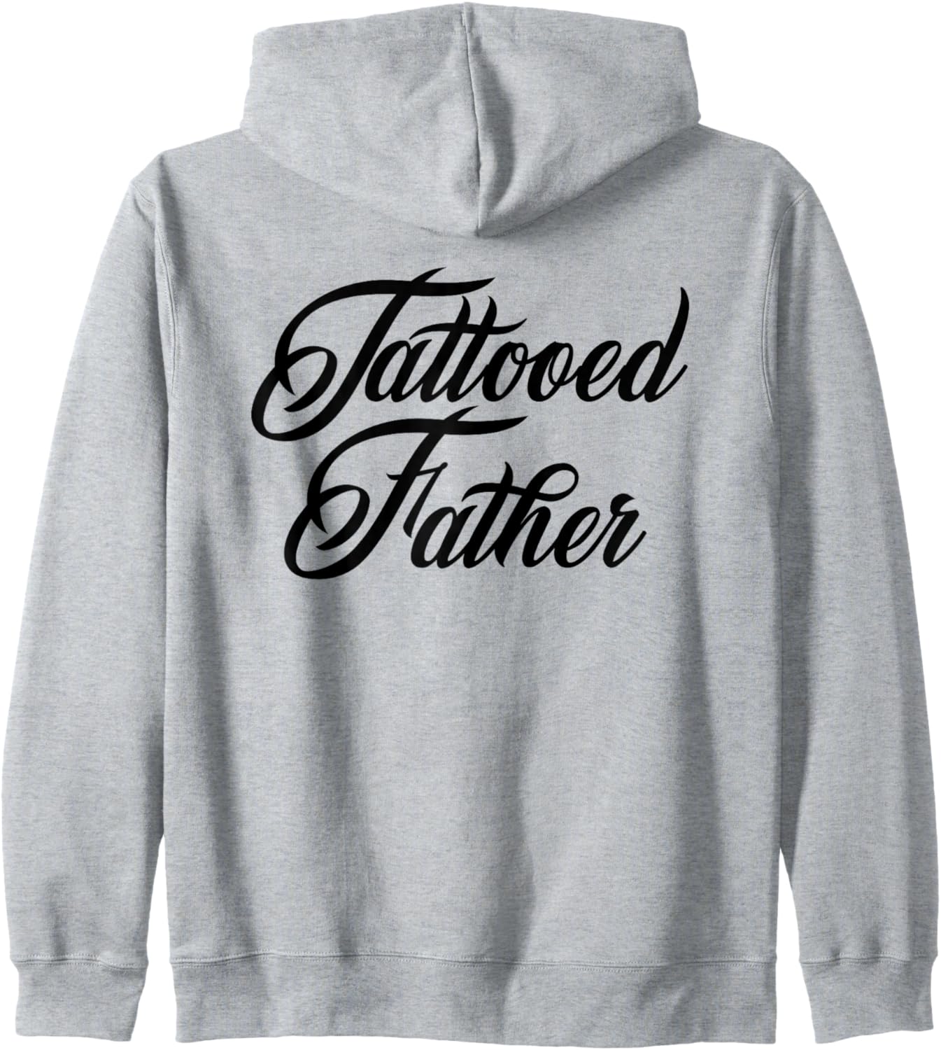 

Папа с татуировками, толстовка на молнии «Папа с татуировками, День отца» Father'S Day Tattoosdad Gifts, серый