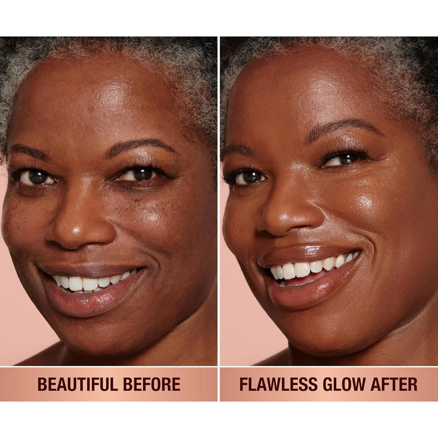 Charlotte Tilbury Hollywood Flawless Filter - универсальный праймер, бустер для сияния и жидкий хайлайтер с легким покрытием для гладкой и матовой кожи, 7 Dark - Rich bronze shade for deep skin tones — фото 2