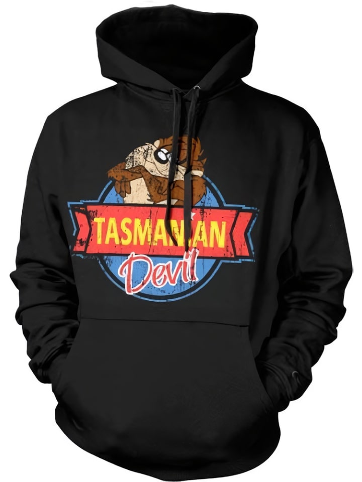 

Толстовка Tasmanian Devil Hoodie черного цвета Looney Tunes