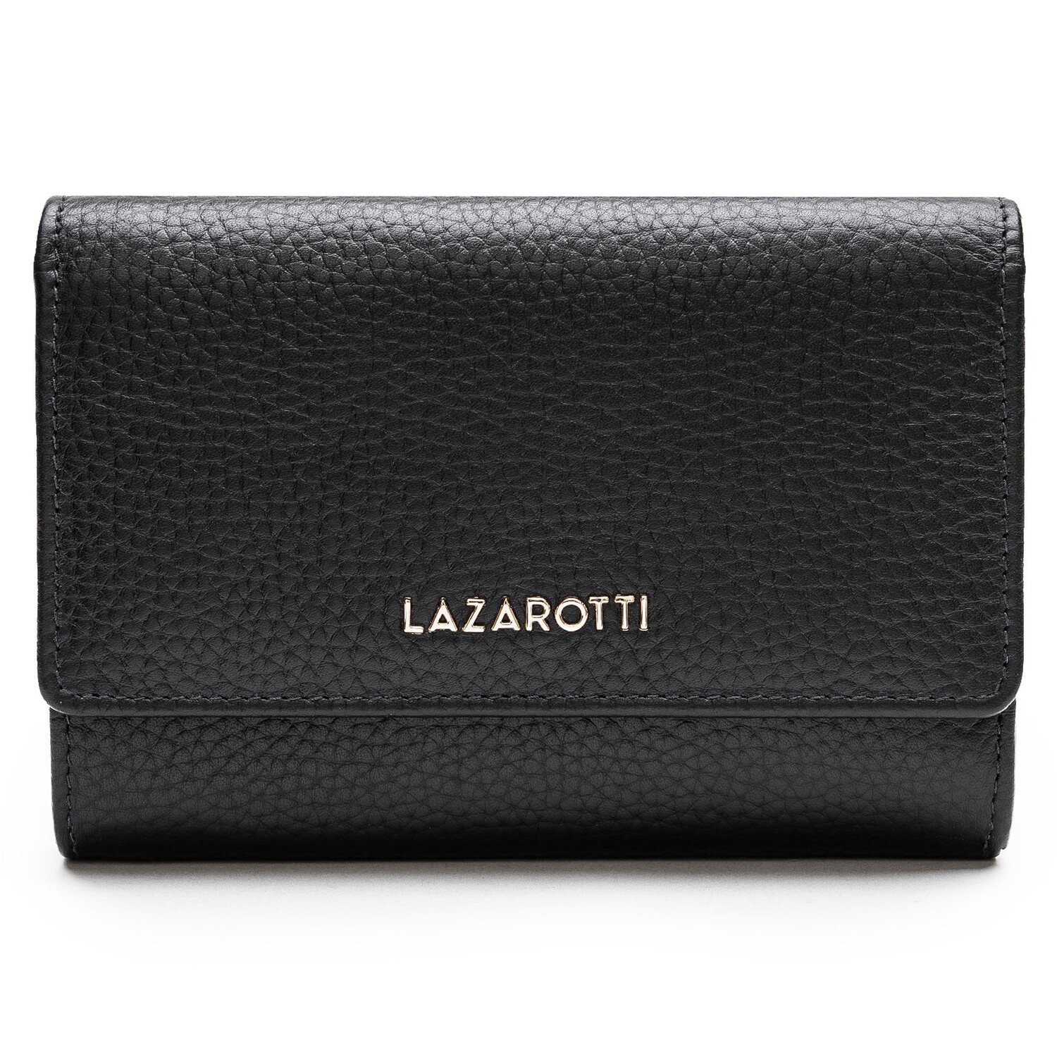 

Кошелек Lazarotti Bologna Leather Leder 14 cm, черный