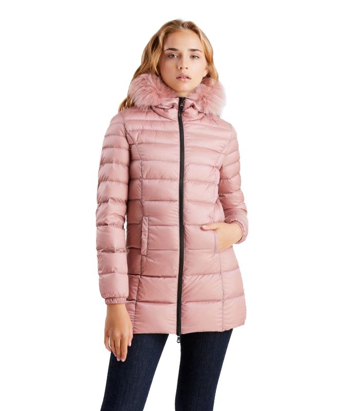 

Женская куртка из розового полиамида Refrigiwear