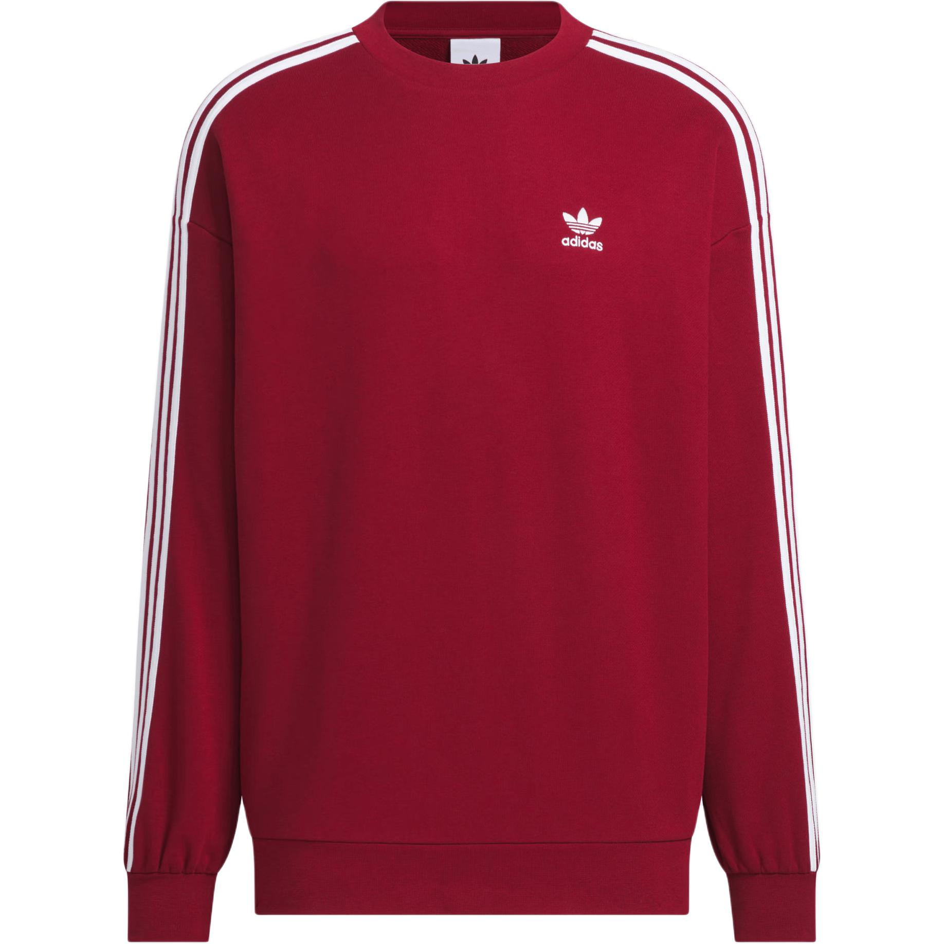 Adicolor FW24 оверсайз свитшот мужской scarlet Adidas Originals, Scarlet — фото 3