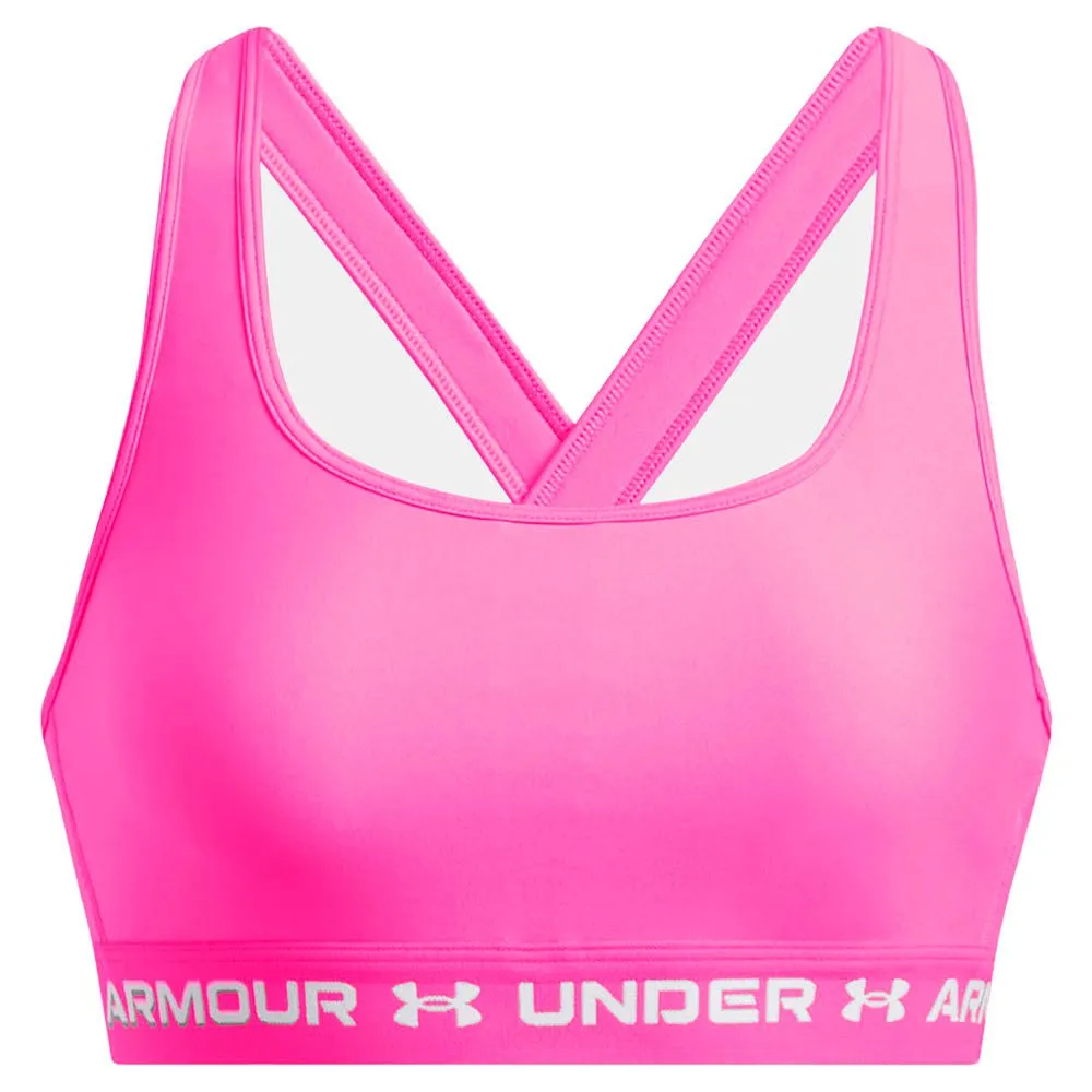 

Спортивный топ Under Armour Crossback medium support, розовый