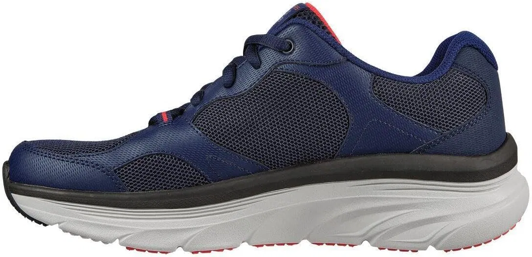 Мужские кроссовки Skechers Relaxed Fit D'Lux Walker - Mainstream, темно-синего цвета, размер UK