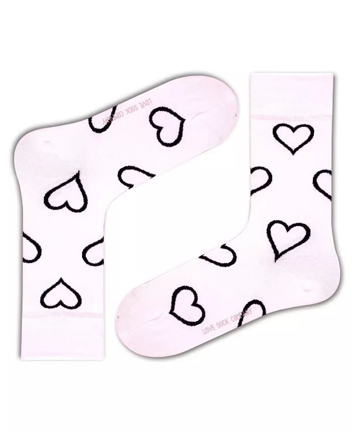 

Женские супермягкие хлопковые бесшовные носки для брюк с мыском Love Sock Company, белый