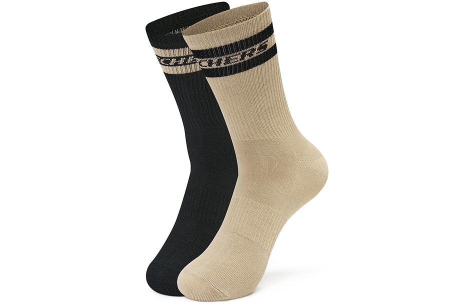 

Носки до середины икры унисекс 2 шт Skechers, 2 пары (Beauty Black/Light Taupe/044D)