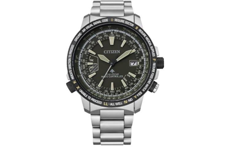 

CITIZEN Часы PROMASTER Series Quartz Movement Titanium Strap Watch Men's Watch Black Dial CB0206 86X