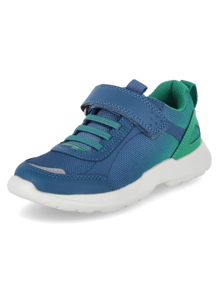 

Кроссовки на шнуровке superfit Lowtop-Sneaker RUSH, цвет blau/grün