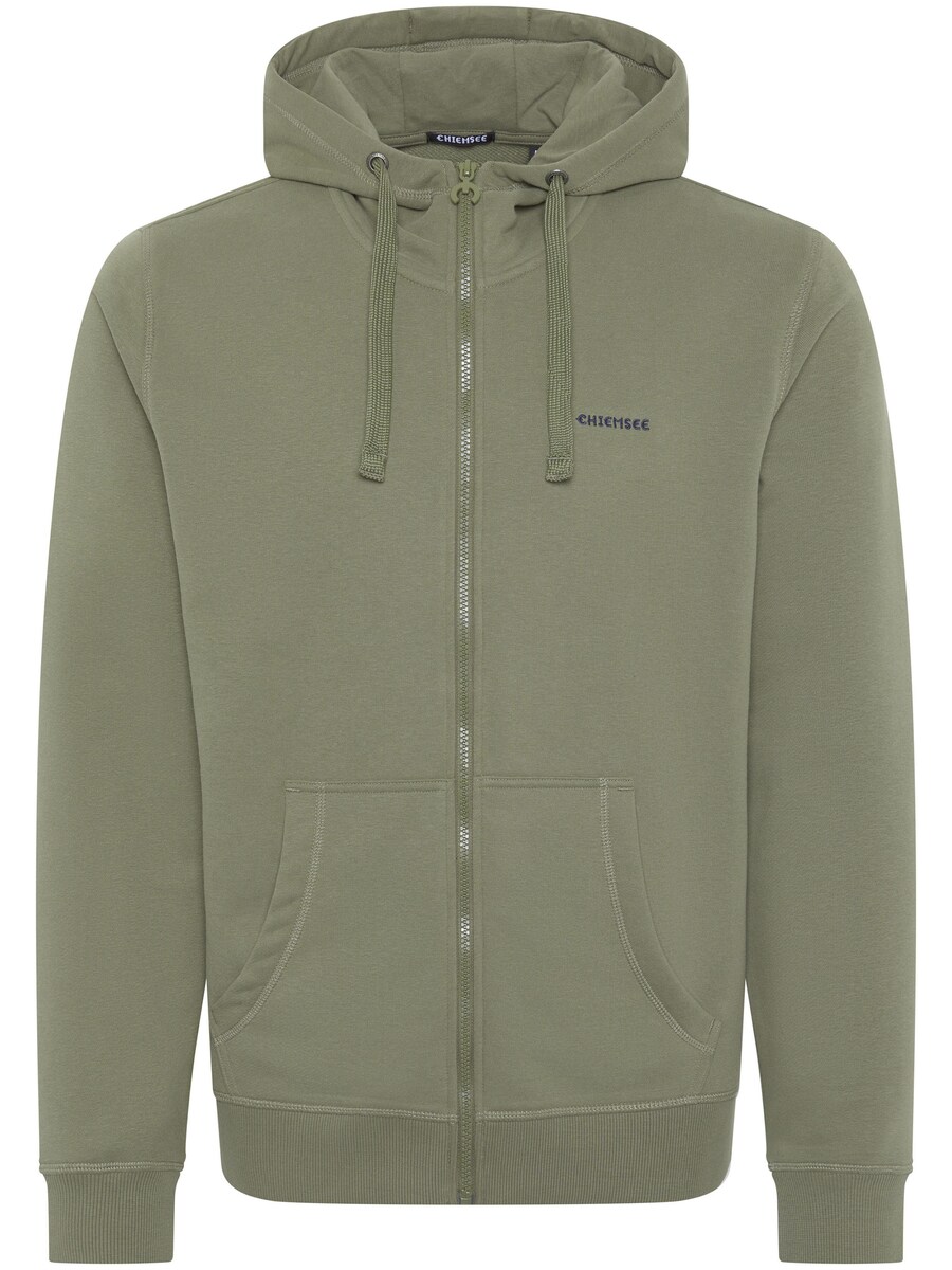 

Спортивная толстовка с капюшоном на молнии CHIEMSEE, темно-зеленый