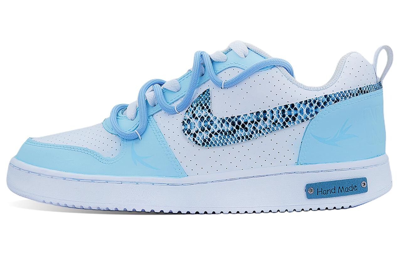 

Кроссовки Nike Court Borough Skateboarding Shoes Men Low-top Blue/white, голубой, Синий, Кроссовки Nike Court Borough Skateboarding Shoes Men Low-top Blue/white, голубой