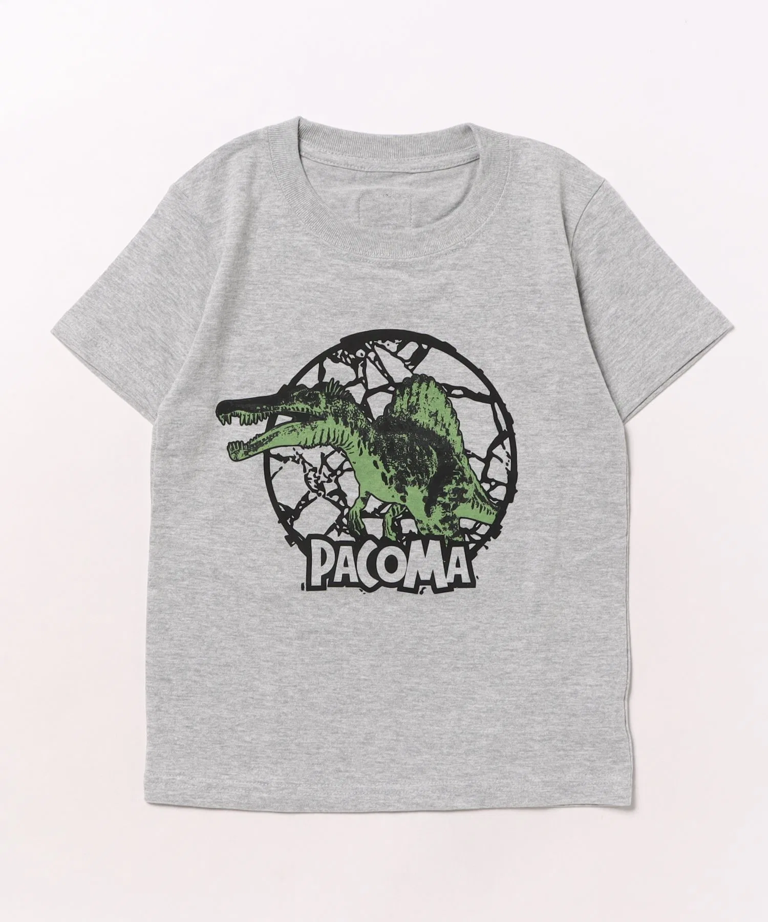 Детская футболка с динозавром Spino saurus NO WAY серая