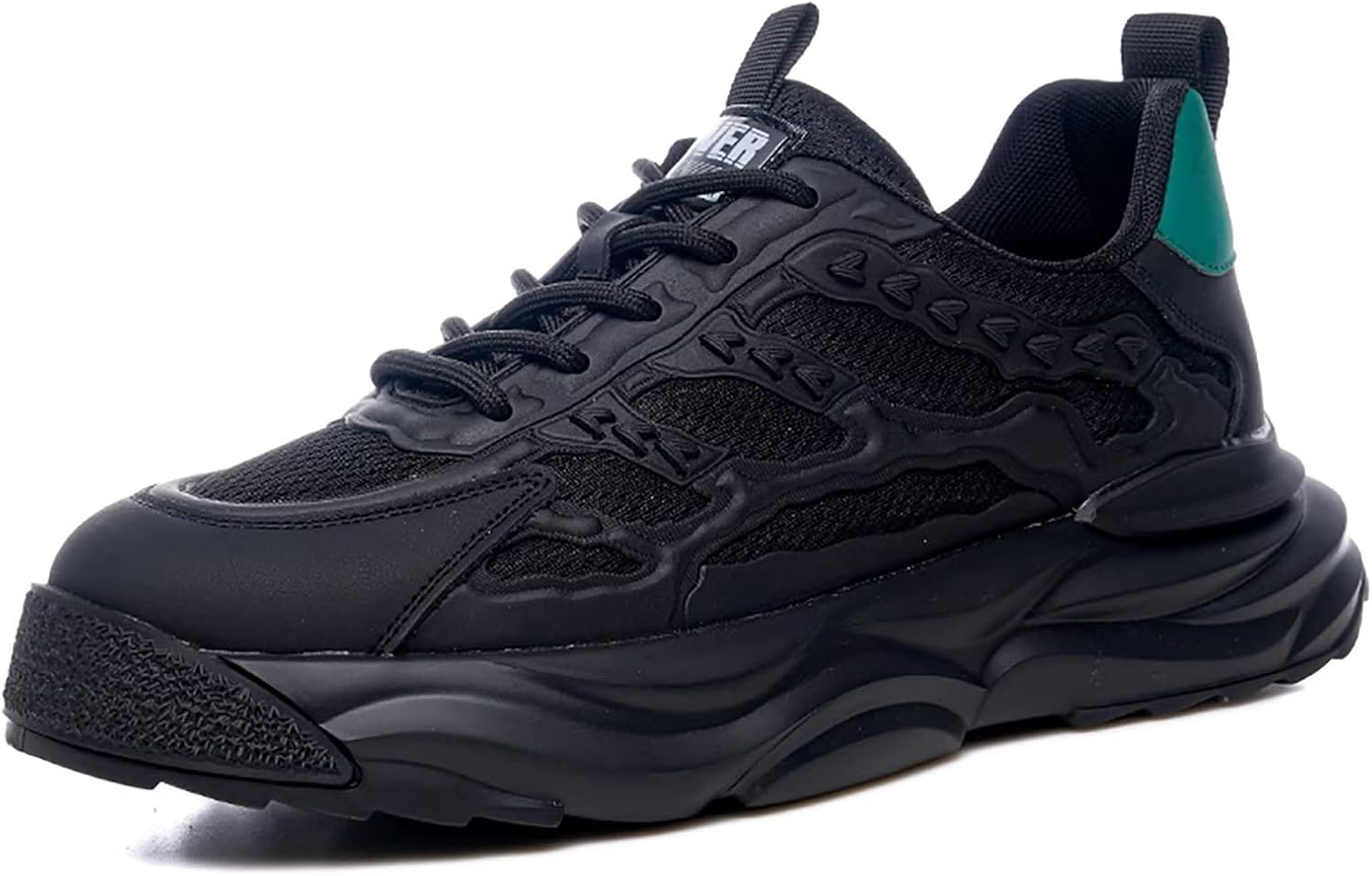 

Мужские модные кроссовки для тенниса, бега и ходьбы, комфортные, дышащие, стильные, повседневные на платформе Terbofin, черный