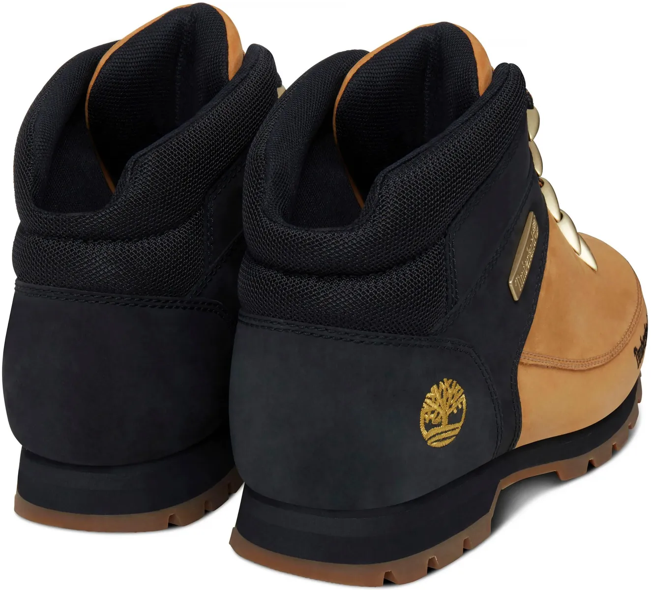 Мужские ботинки Timberland Euro Sprint на шнуровке, горчично-черные — фото 3