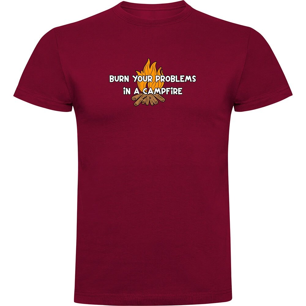 

Футболка с коротким рукавом Kruskis Burn Your Problems, красный