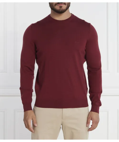 

Свитер на пуговицах Regular fit Boss, красный