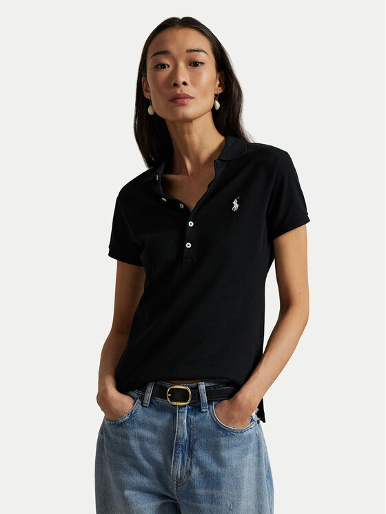 

Поло slim fit 211870245005 Polo Ralph Lauren, черный