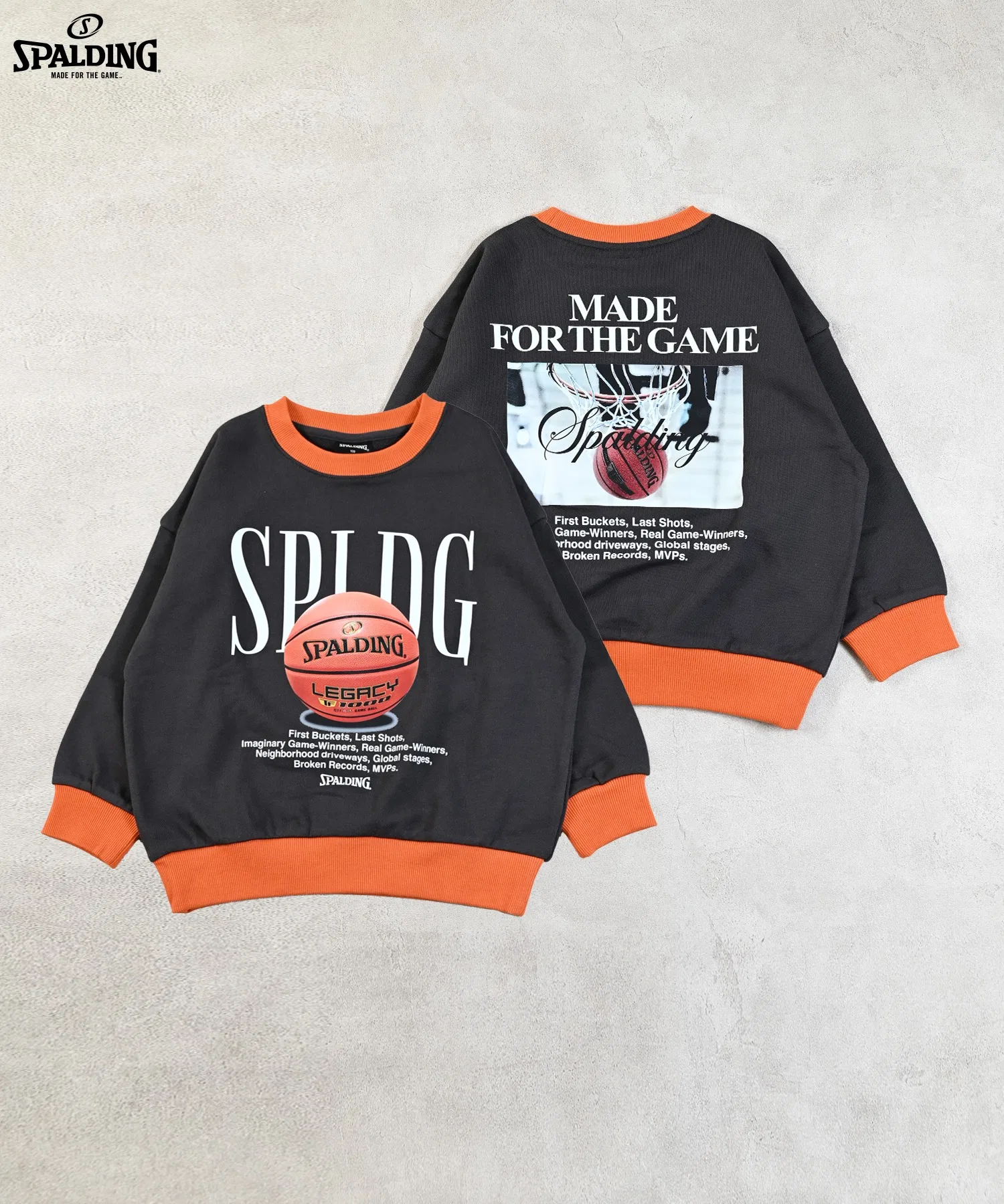 【SPALDING】Эксклюзивная толстовка с принтом