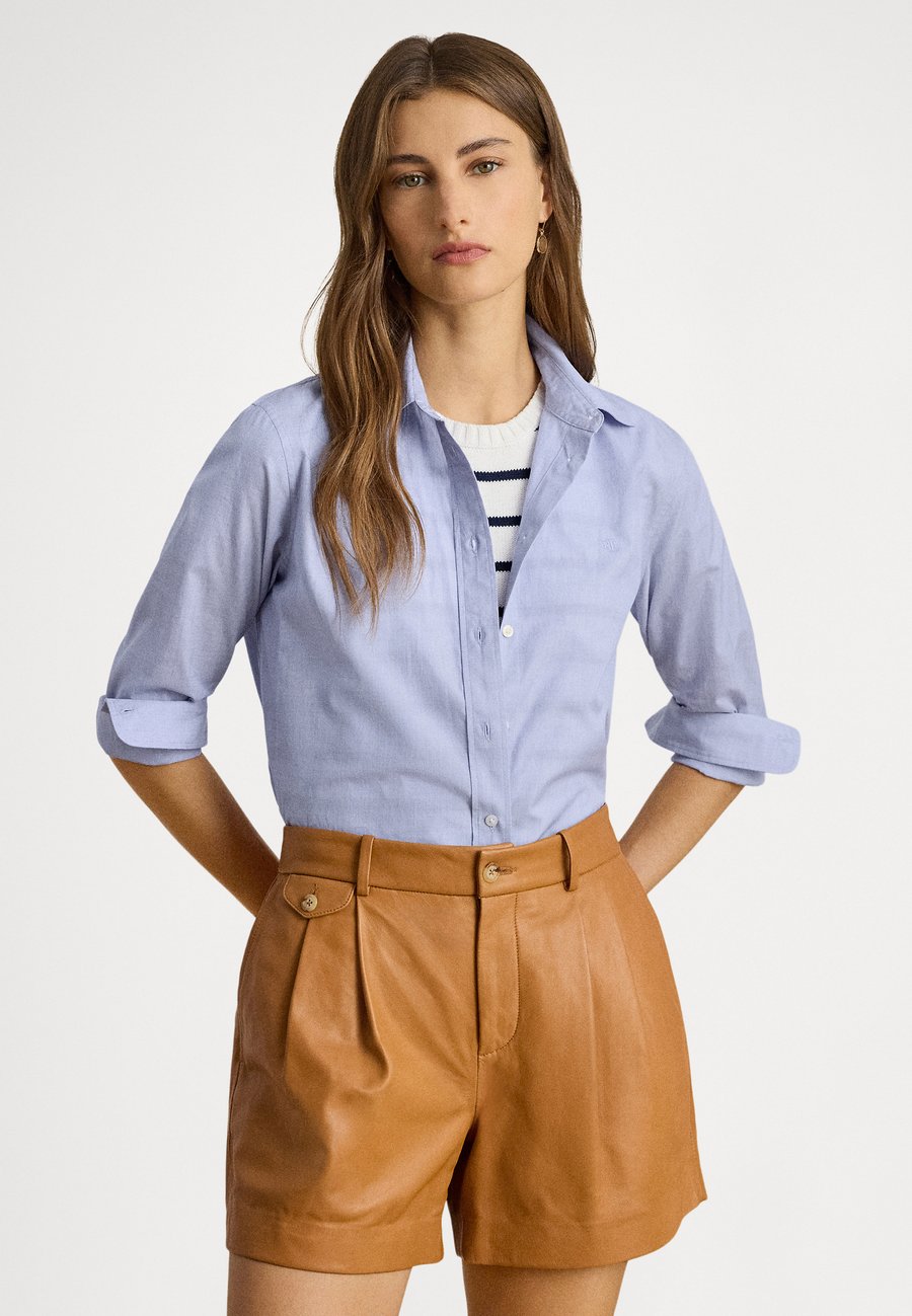 

Блуза Lauren Ralph Lauren CLASSIC FIT COTTON SHIRT, Lafayette Blue/Light Blue