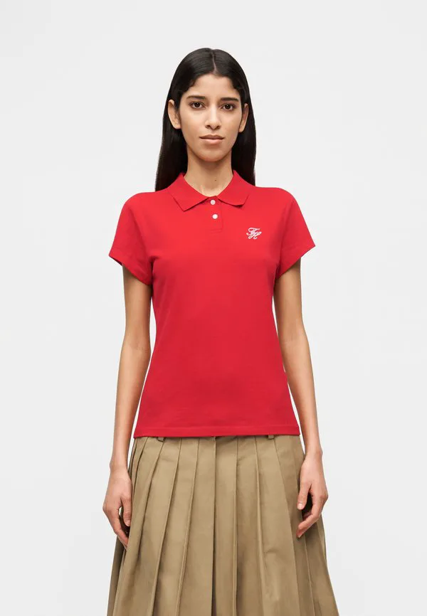 Поло-Рубашка приталенного кроя 1985 года с вышитым логотипом. Tommy Hilfiger, Fireworks