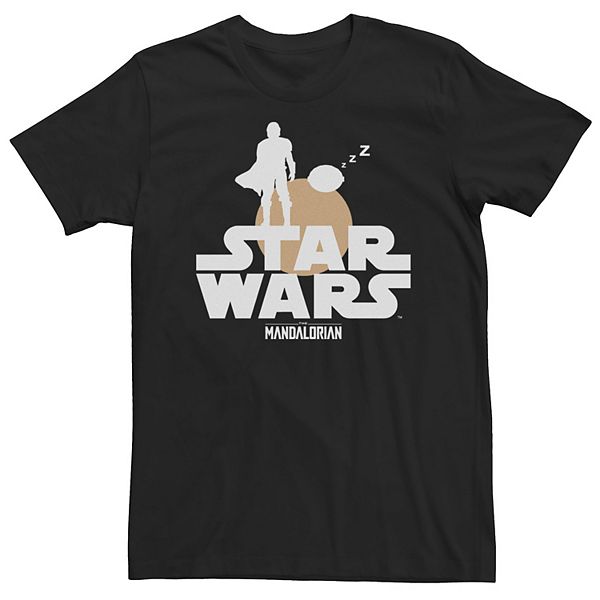 

Футболка Big & Tall The Mandalorian The Child Sunset Silhouette Logo Star Wars
