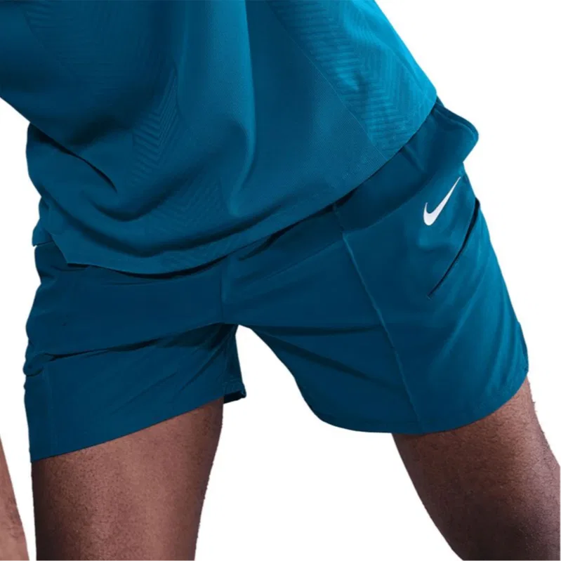 Шорты теннисные Court Slam Men's Dri FIT 6' Nike, Blue — фото 4