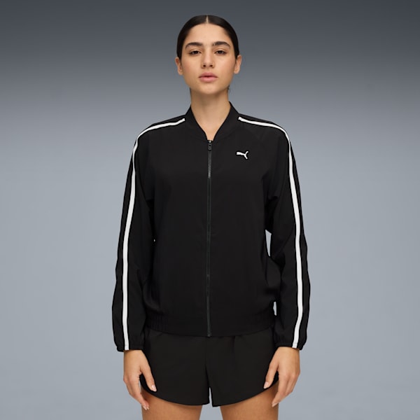 

Женская куртка на молнии Floral Ribbon Puma, черный