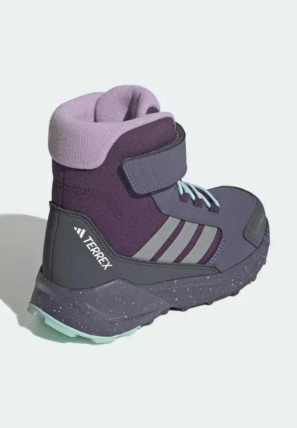 Ботинки для треккинга Trailmaker classic ankle boots Adidas Terrex, цвет сливовый/матовое серебро/полу-блестящий аква — фото 3