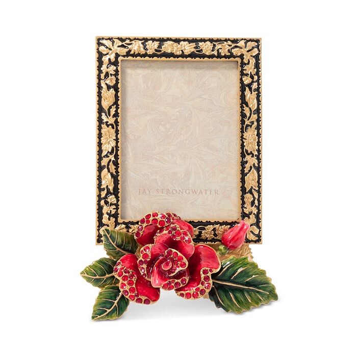 

Рамка Jay Strongwater Night Bloom Rose, 3 x 4 дюйма, мультиколор
