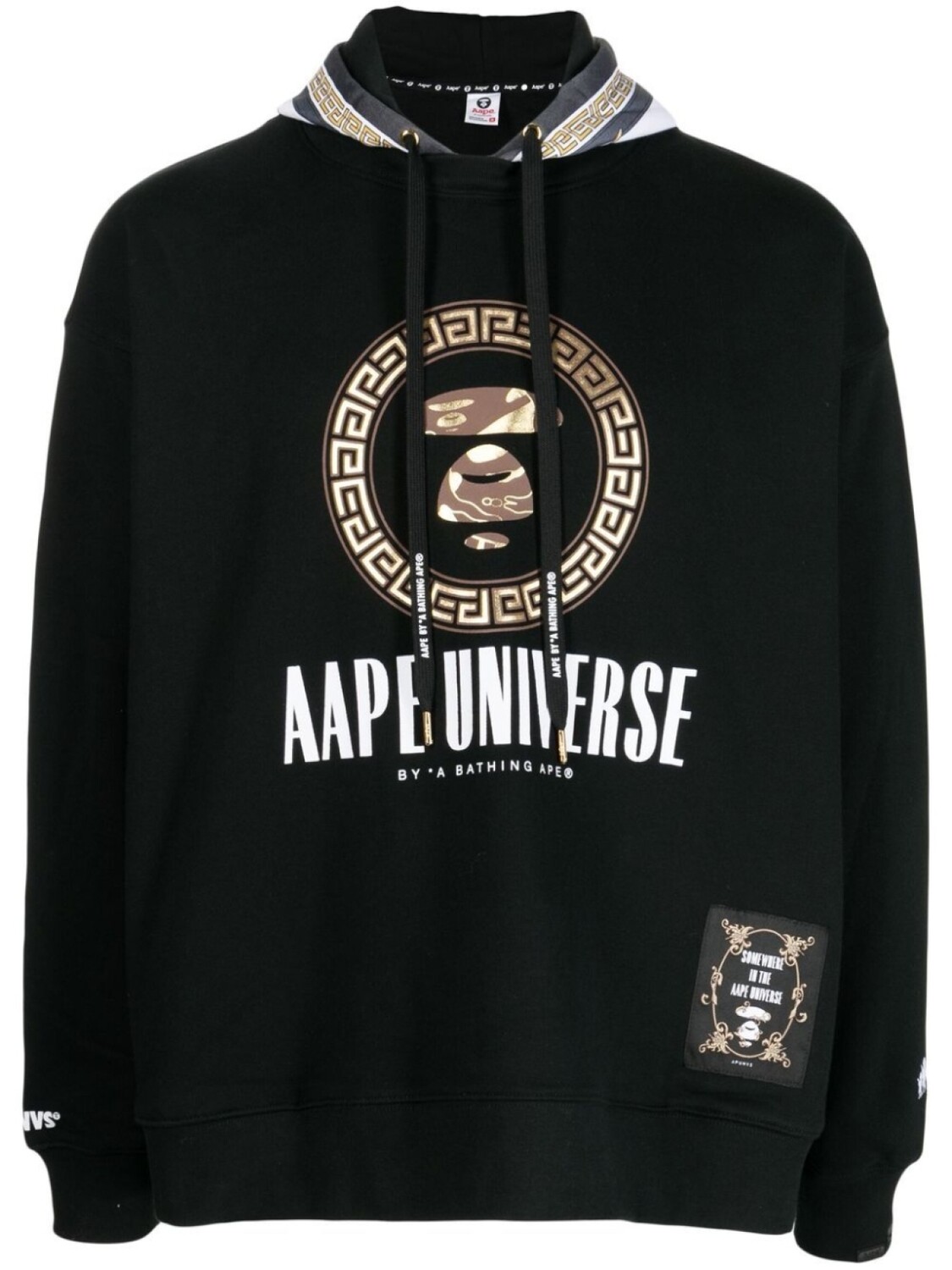 

AAPE BY *A BATHING APE худи с логотипом, черный