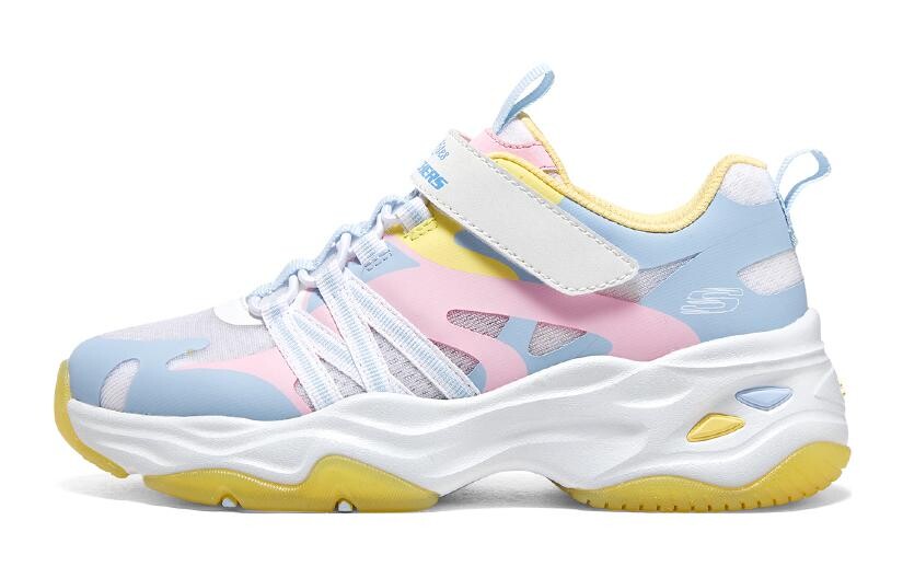 

Кроссовки детские серии D"LITES GS Low-top Белый/Королевский/Желтый Skechers