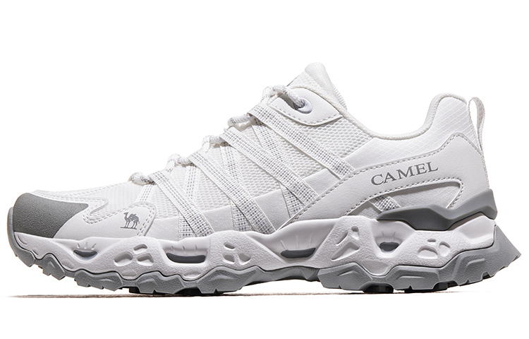 

CAMEL Противоскользящие мужские скальные туфли с амортизацией Clear Rock и износостойким покрытием, низкие, белые, цвет White
