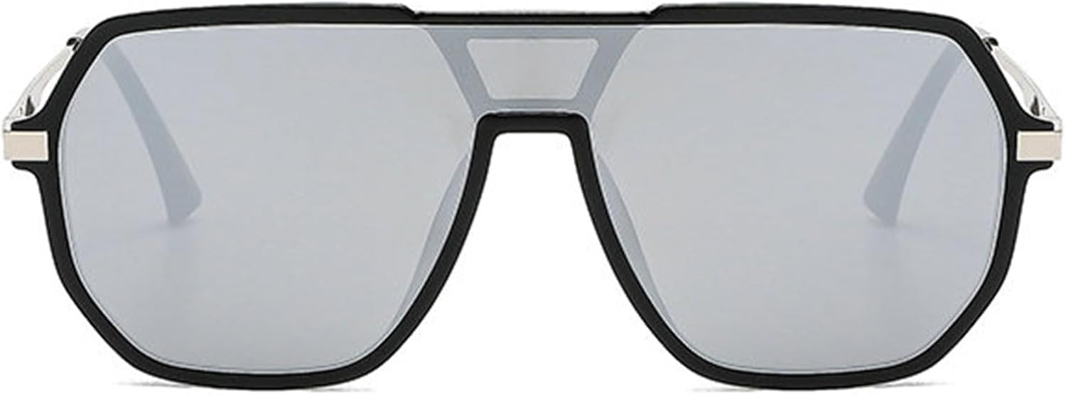 

Willochra — большие квадратные солнцезащитные очки для женщин, цельные модные солнцезащитные очки для мужчин с защитой от УФ-излучения UV400 2025, трендовые женские очки, C6